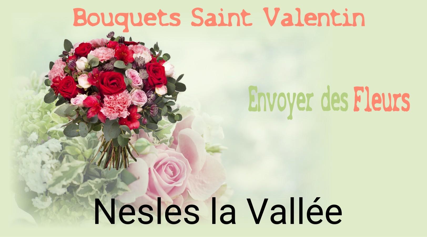 Roses de Saint-Valentin livrées à Nesles-la-Vallée